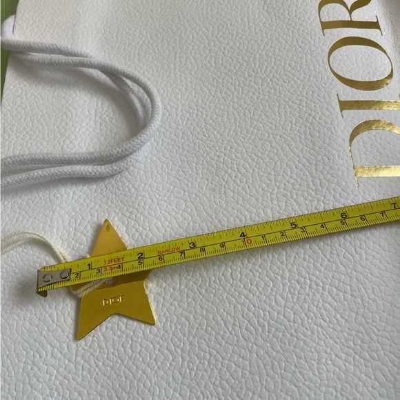 Authentic Dior Large Shopping back with Gold Star Charm - Picture 7 of 12